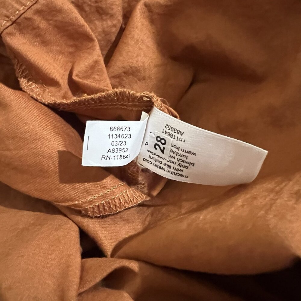 Lane Bryant Gathered Bodice Fit & Flare Midi Dress Size 20 Adobe Caramel Spiced - Picture 8 of 10